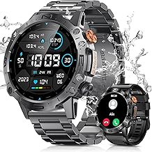 Militär Smartwatch Herren mit Blutdruckmessung, 1,